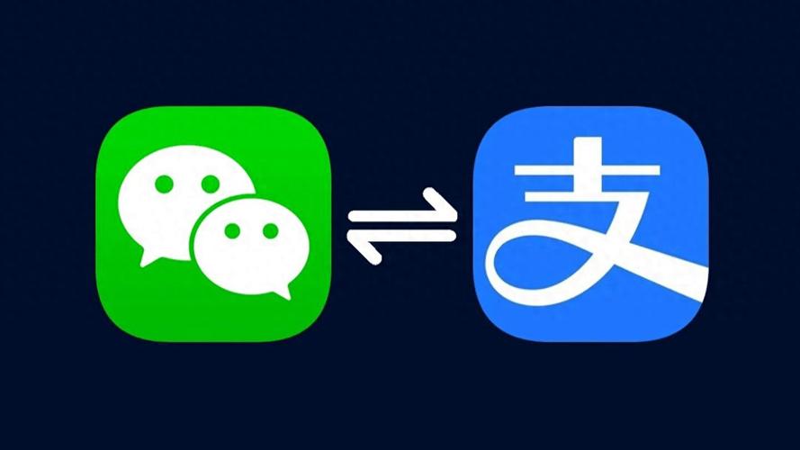 手机上的支付宝和微信图标